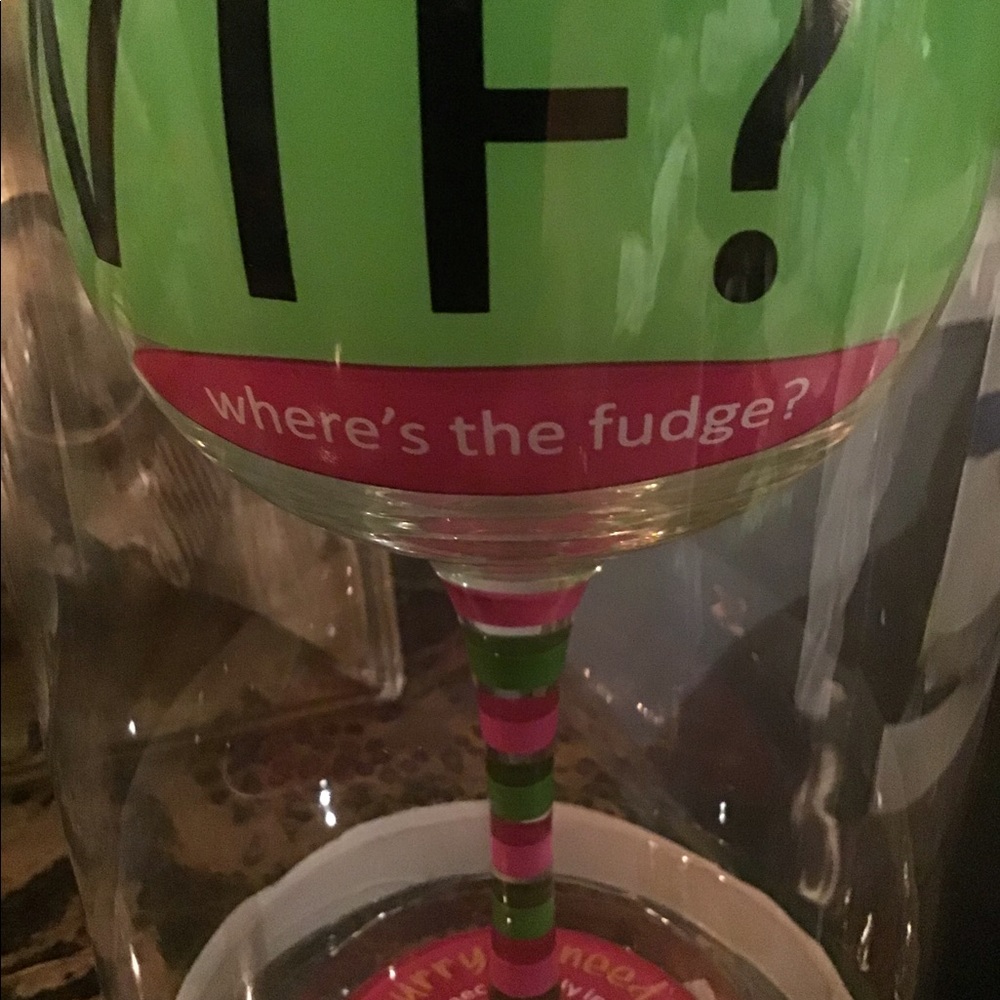 WTF WINE GLASS - Picture 2 of 3